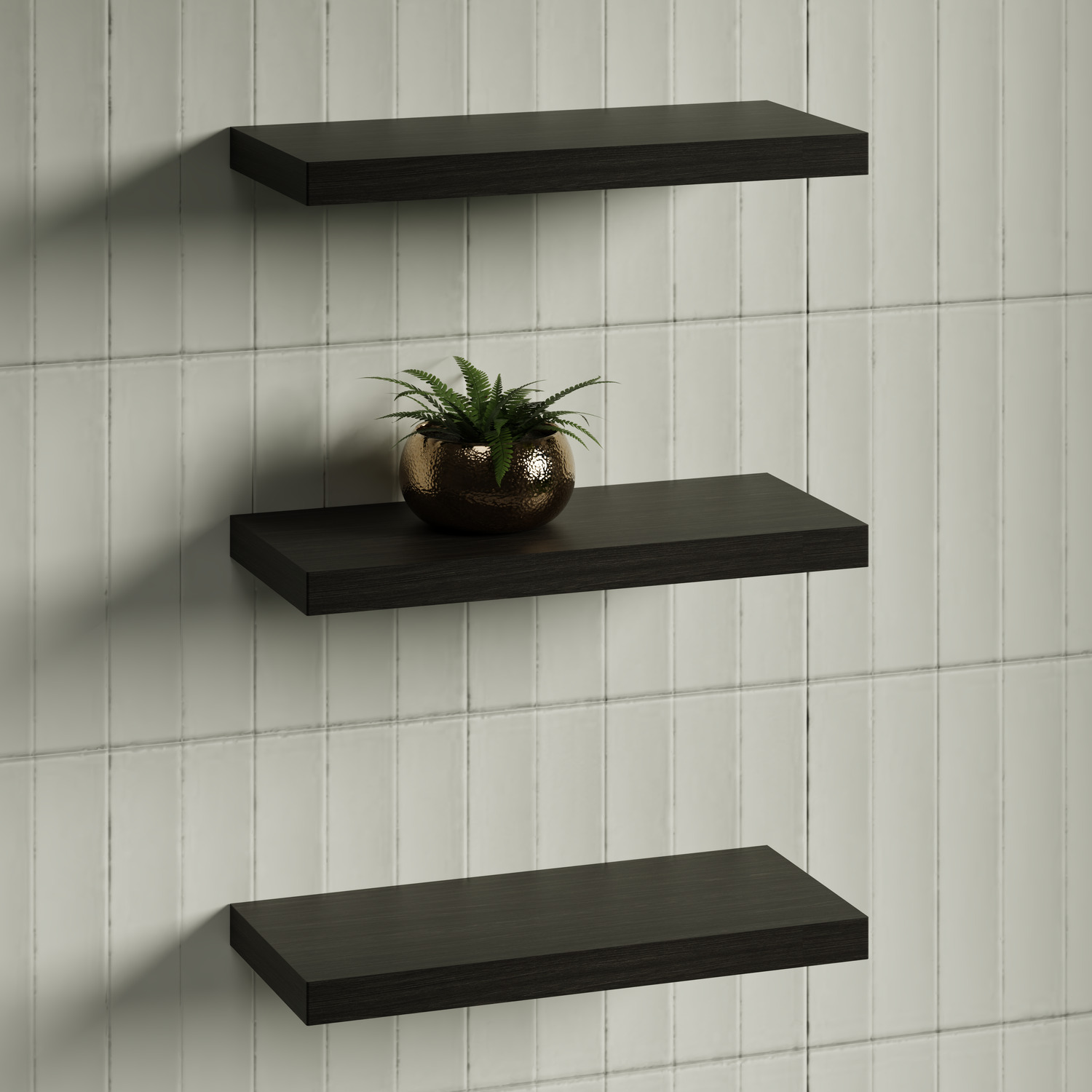 Splice Curved Bathroom Shelf