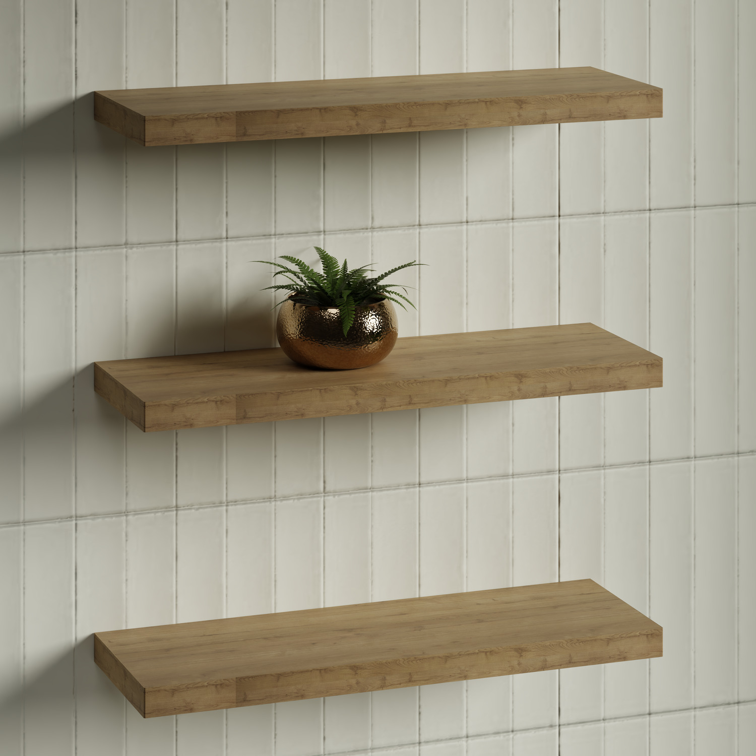 Splice Curved Bathroom Shelf