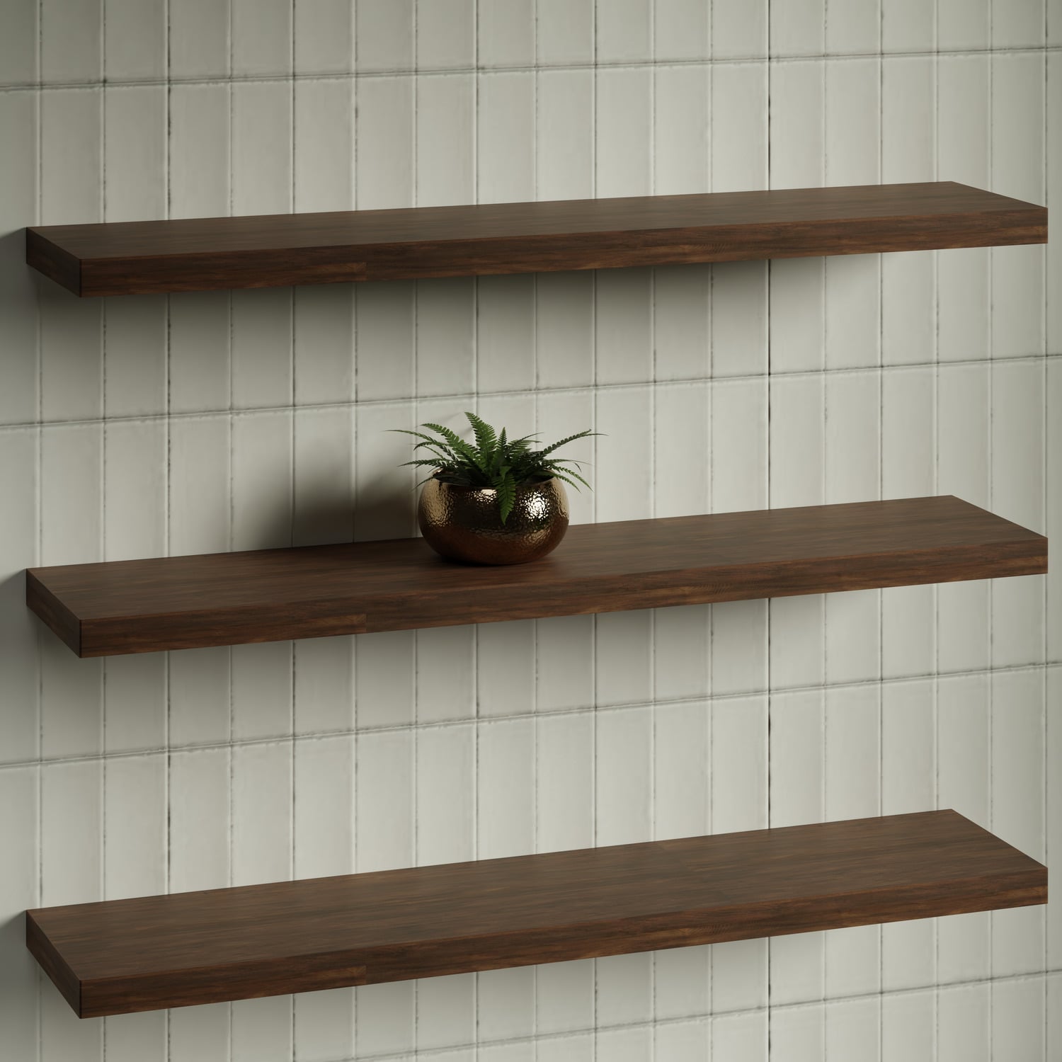 Splice Curved Bathroom Shelf