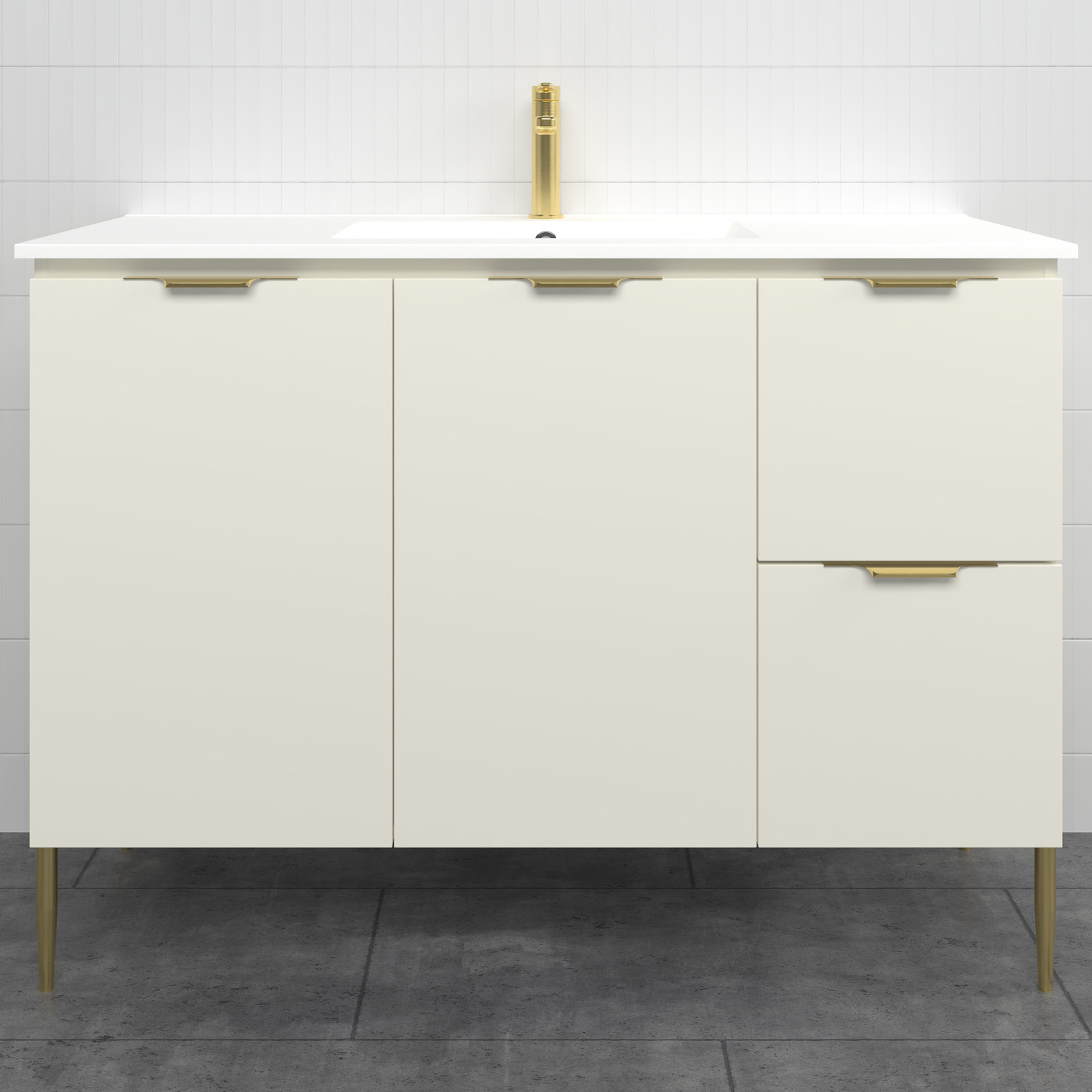 Nevada 1200mm Freestanding Vanity with Ceramic Countertop
