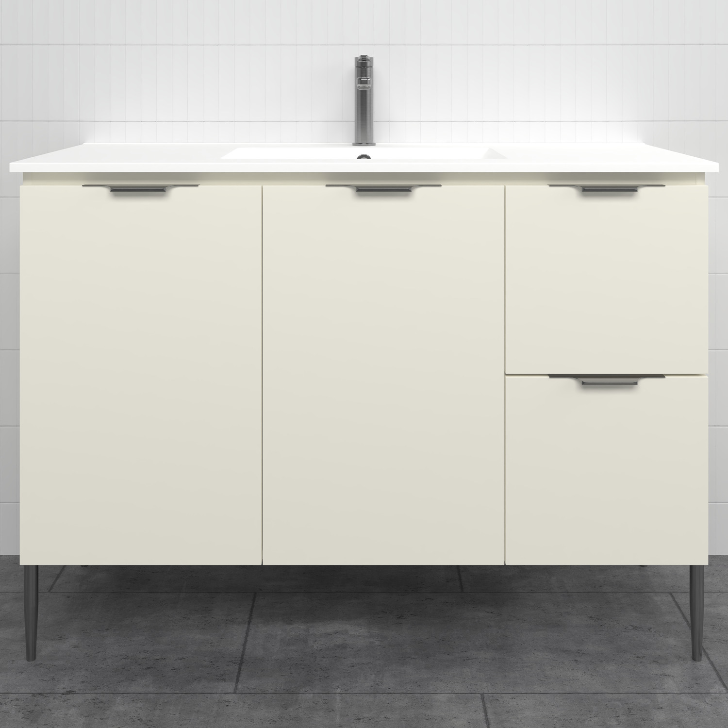 Nevada 1200mm Freestanding Vanity with Ceramic Countertop