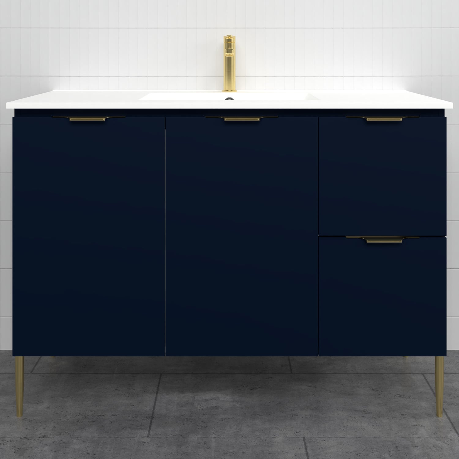Nevada 1200mm Freestanding Vanity with Ceramic Countertop