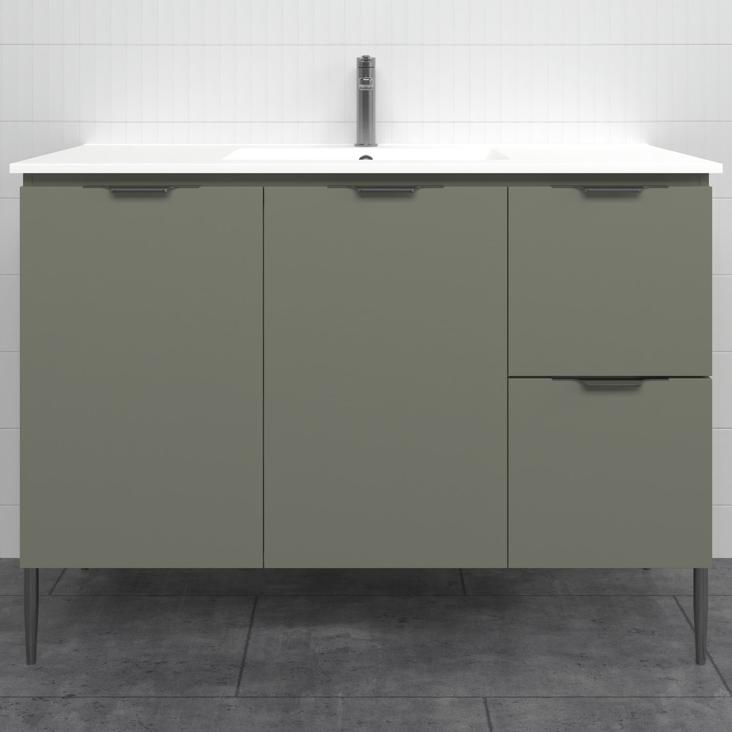 Nevada 1200mm Freestanding Vanity with Ceramic Countertop