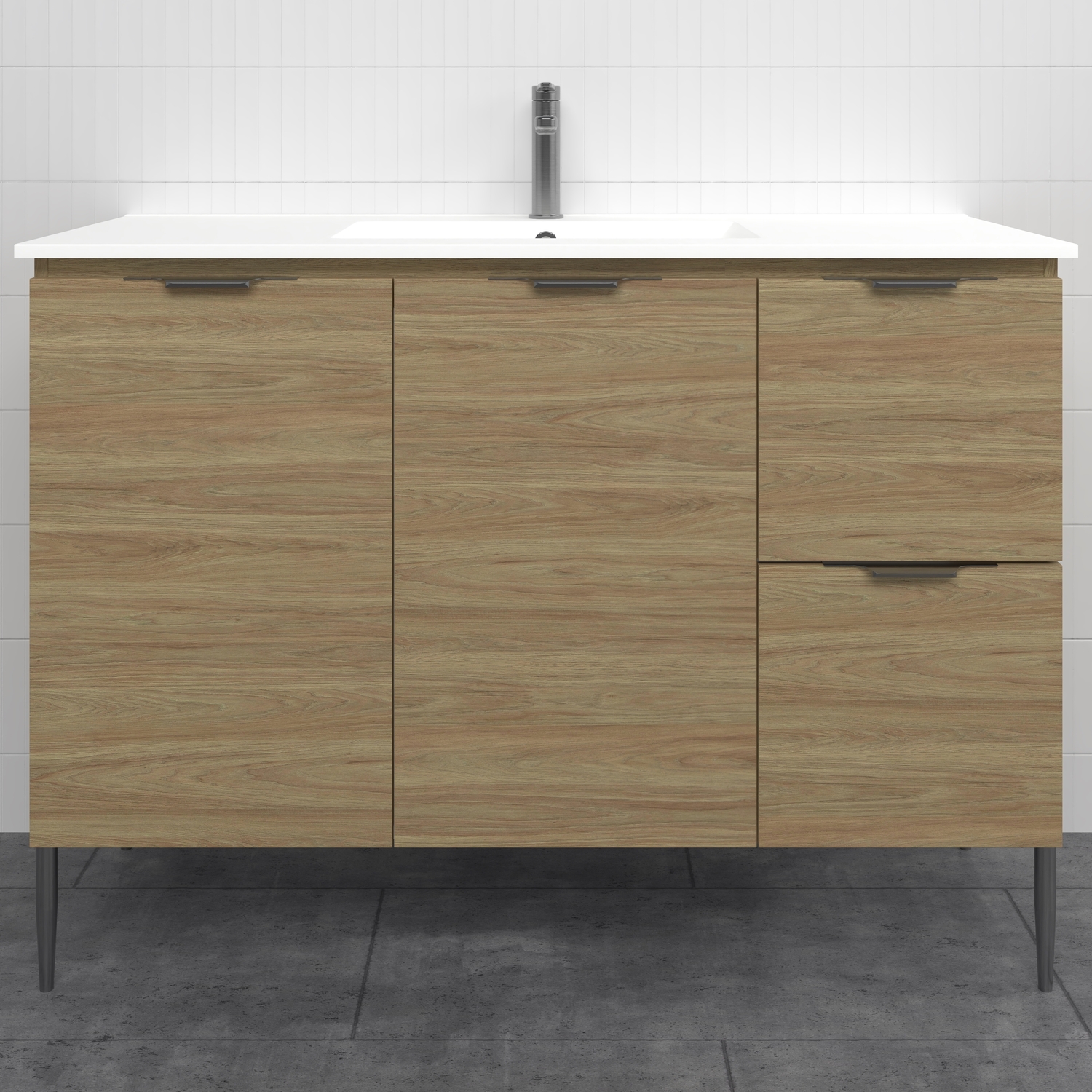Nevada 1200mm Freestanding Vanity with Ceramic Countertop
