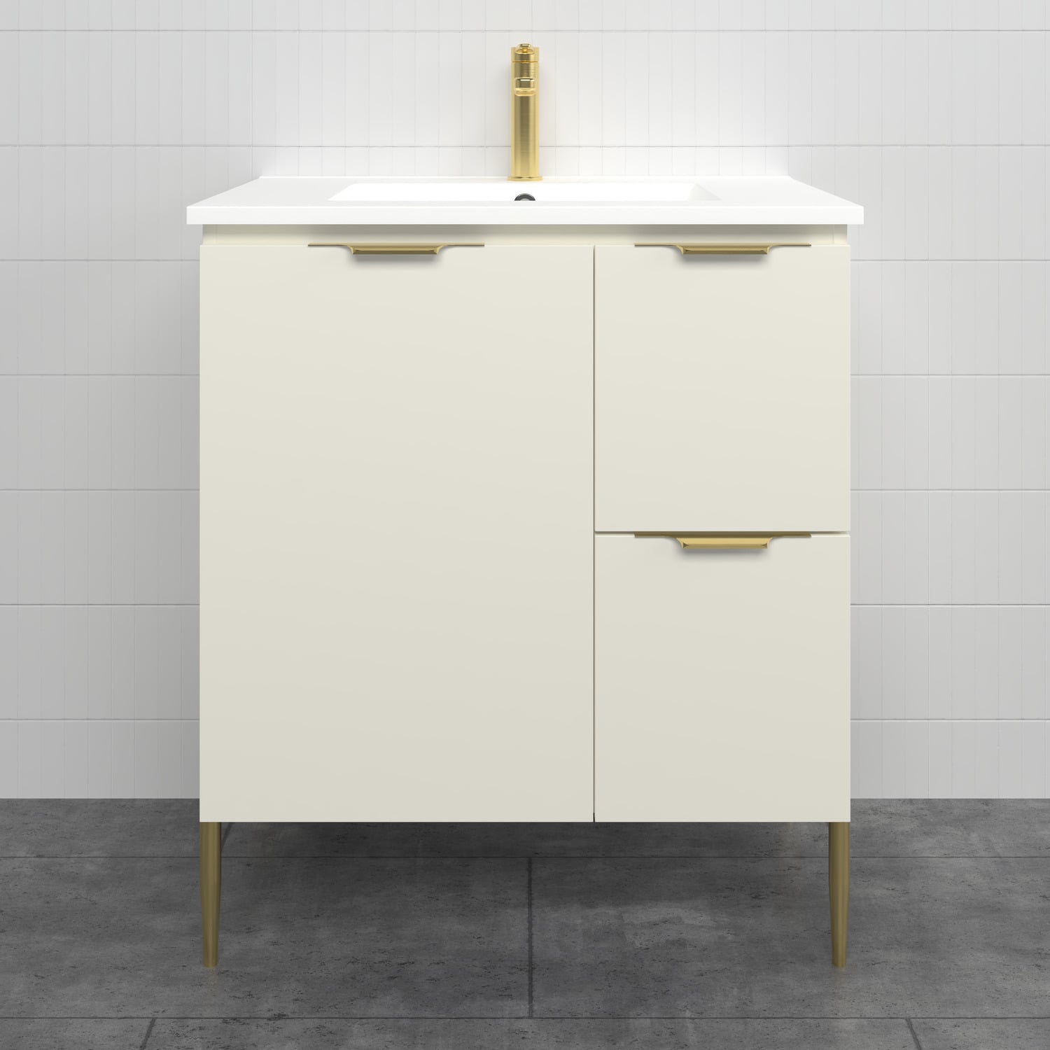 Nevada 750mm Freestanding Vanity with Ceramic Countertop