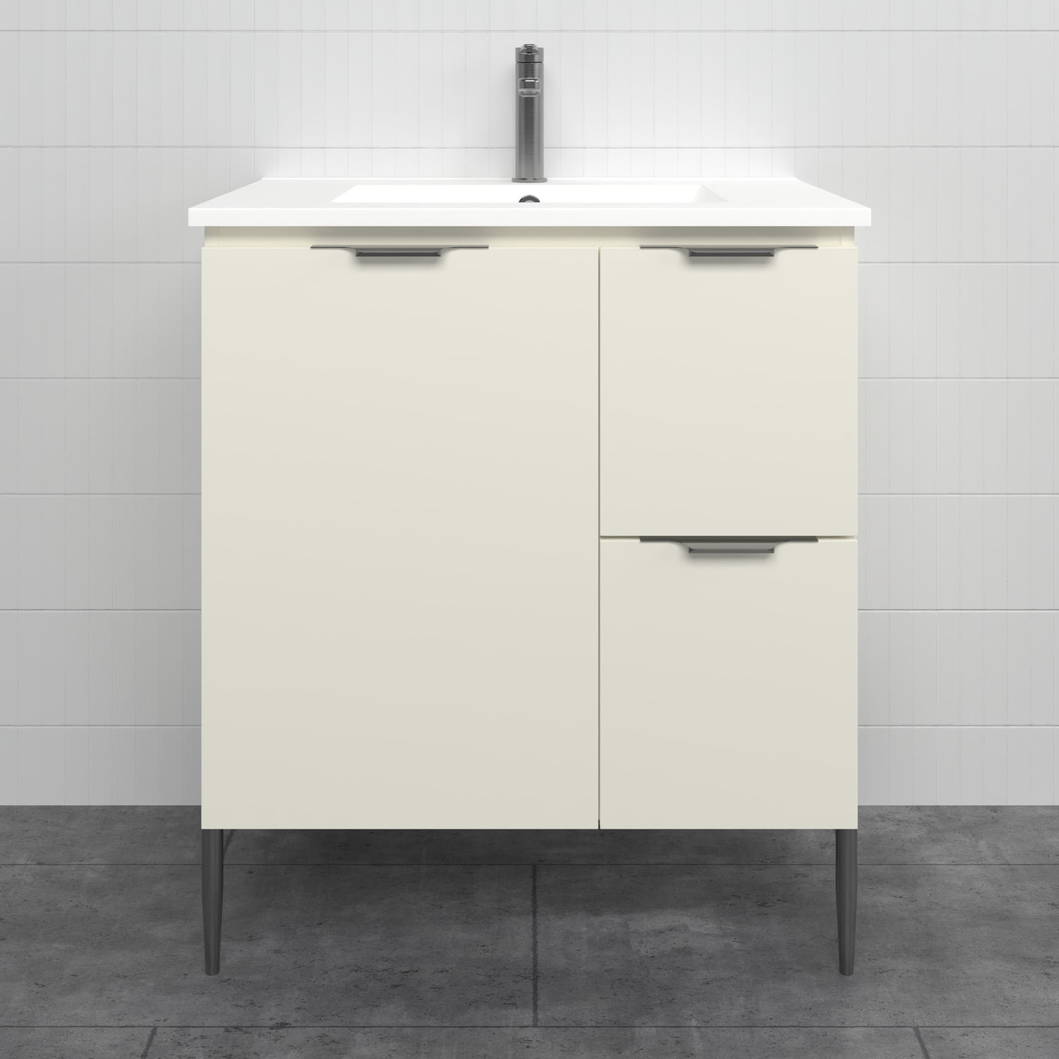 Nevada 750mm Freestanding Vanity with Ceramic Countertop