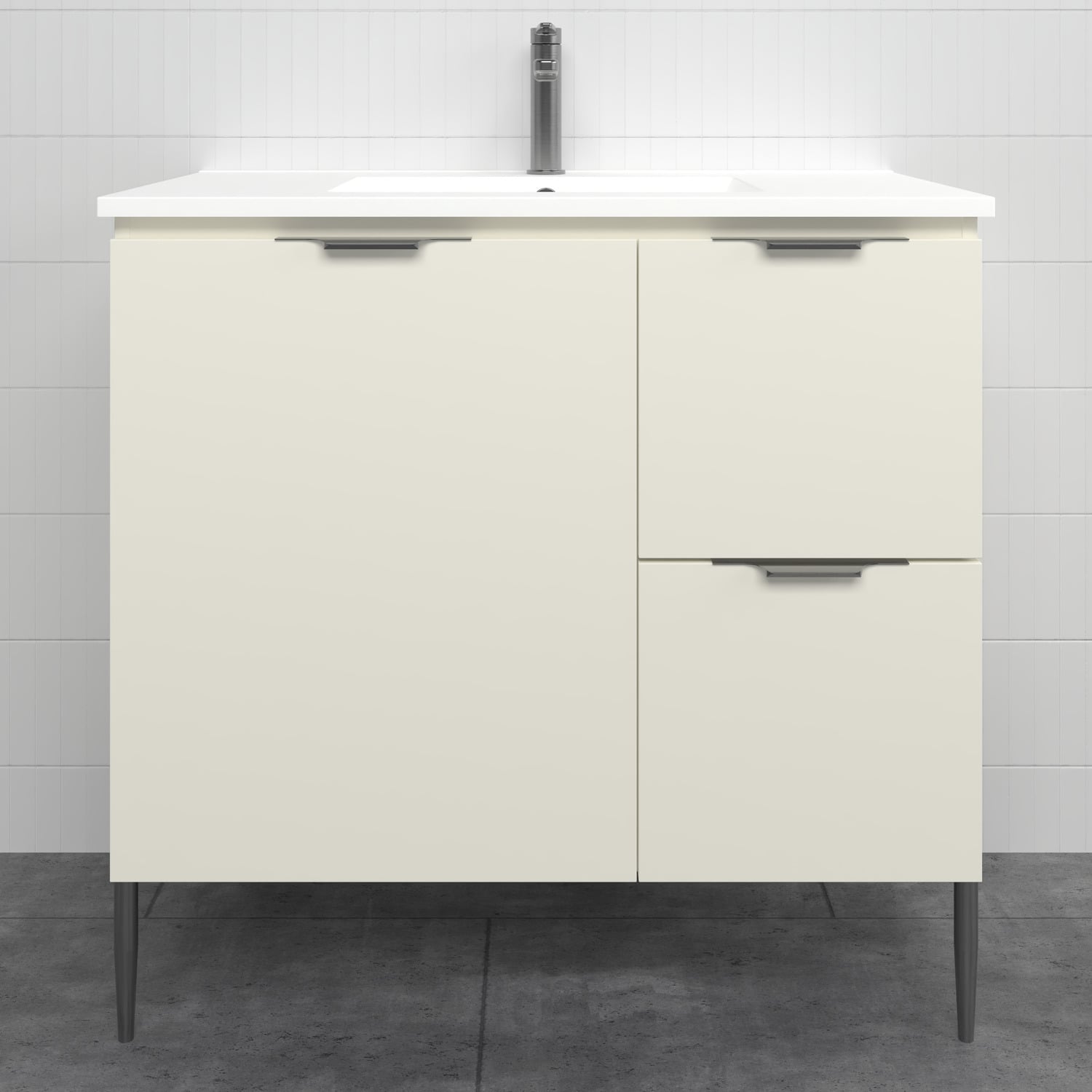 Nevada 900mm Freestanding Vanity with Ceramic Countertop