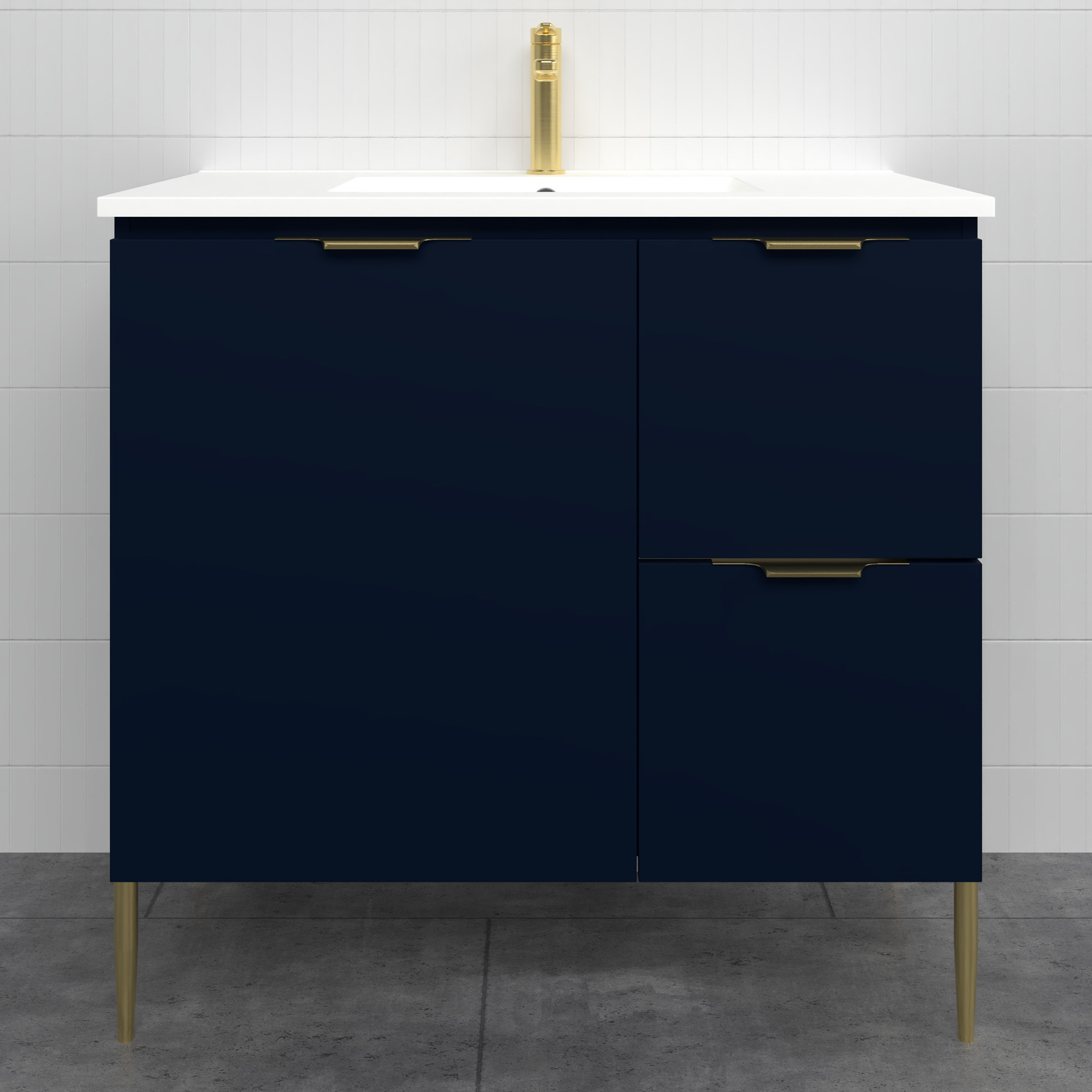 Nevada 900mm Freestanding Vanity with Ceramic Countertop