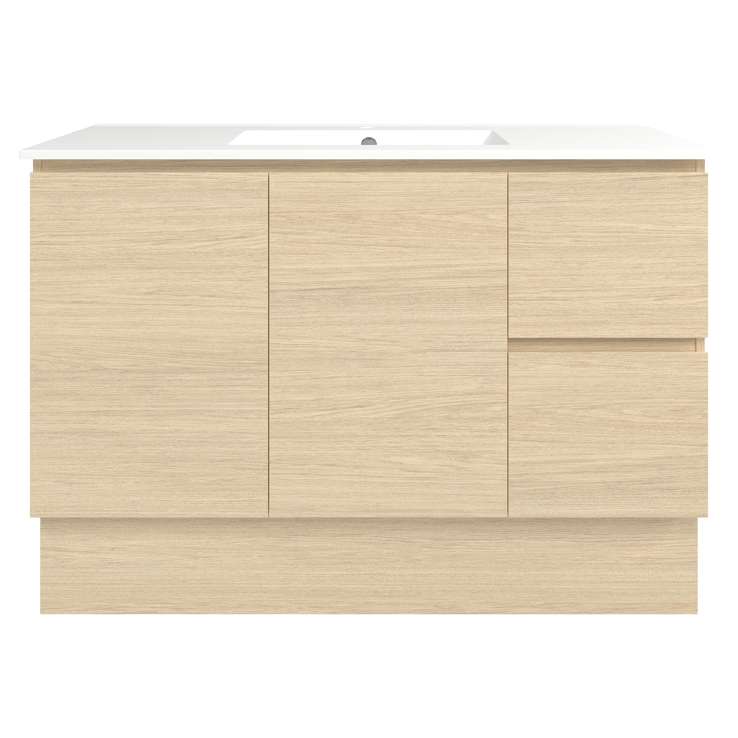 Elemental 1200mm Freestanding Single Vanity with Removable Kickboard