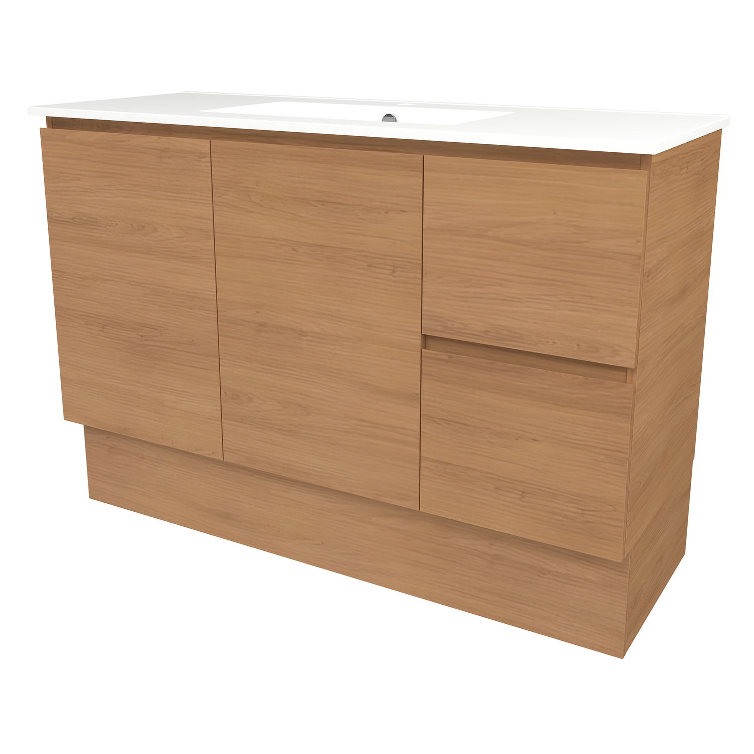 Elemental 1200mm Freestanding Single Vanity with Removable Kickboard