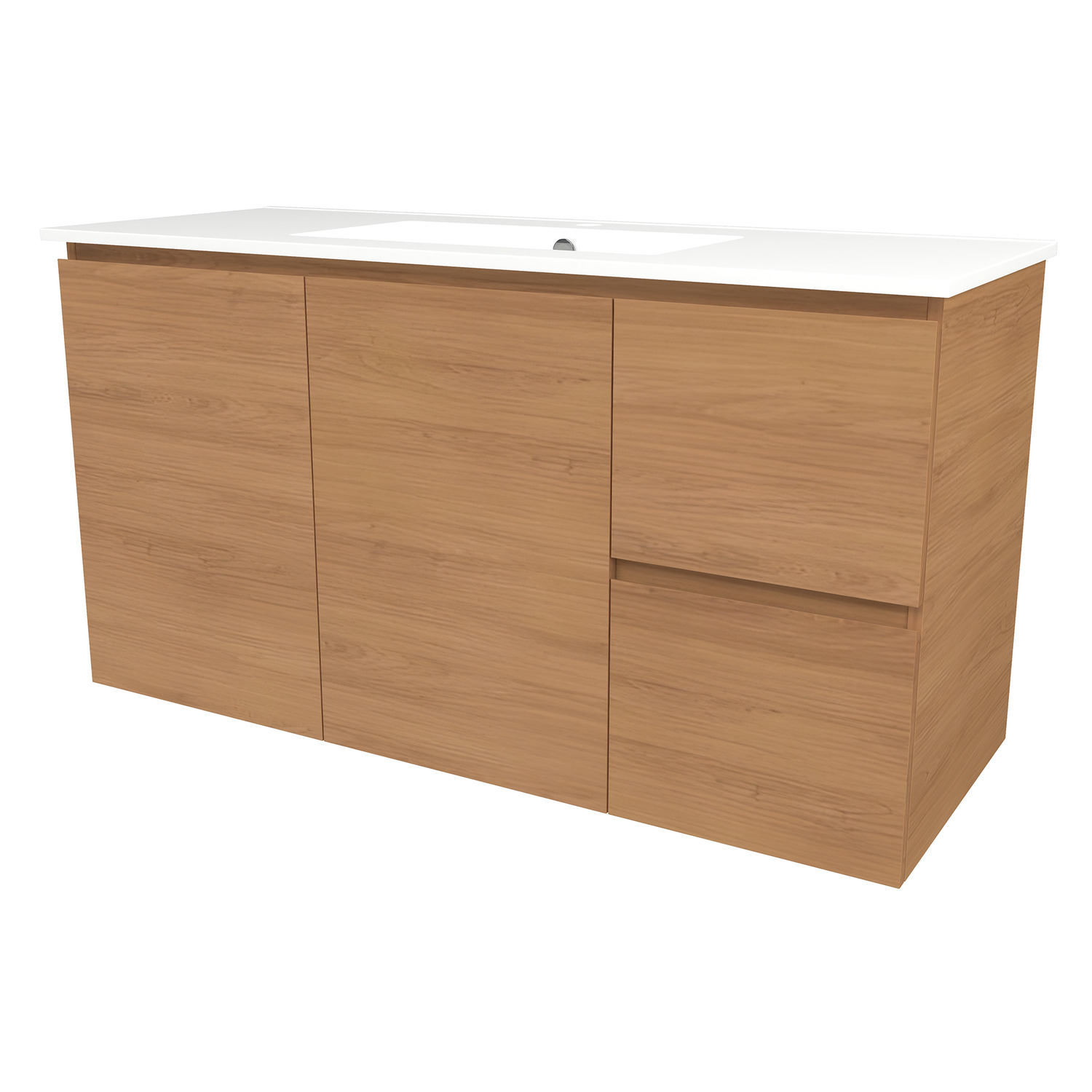 Elemental 1200mm Freestanding Single Vanity with Removable Kickboard