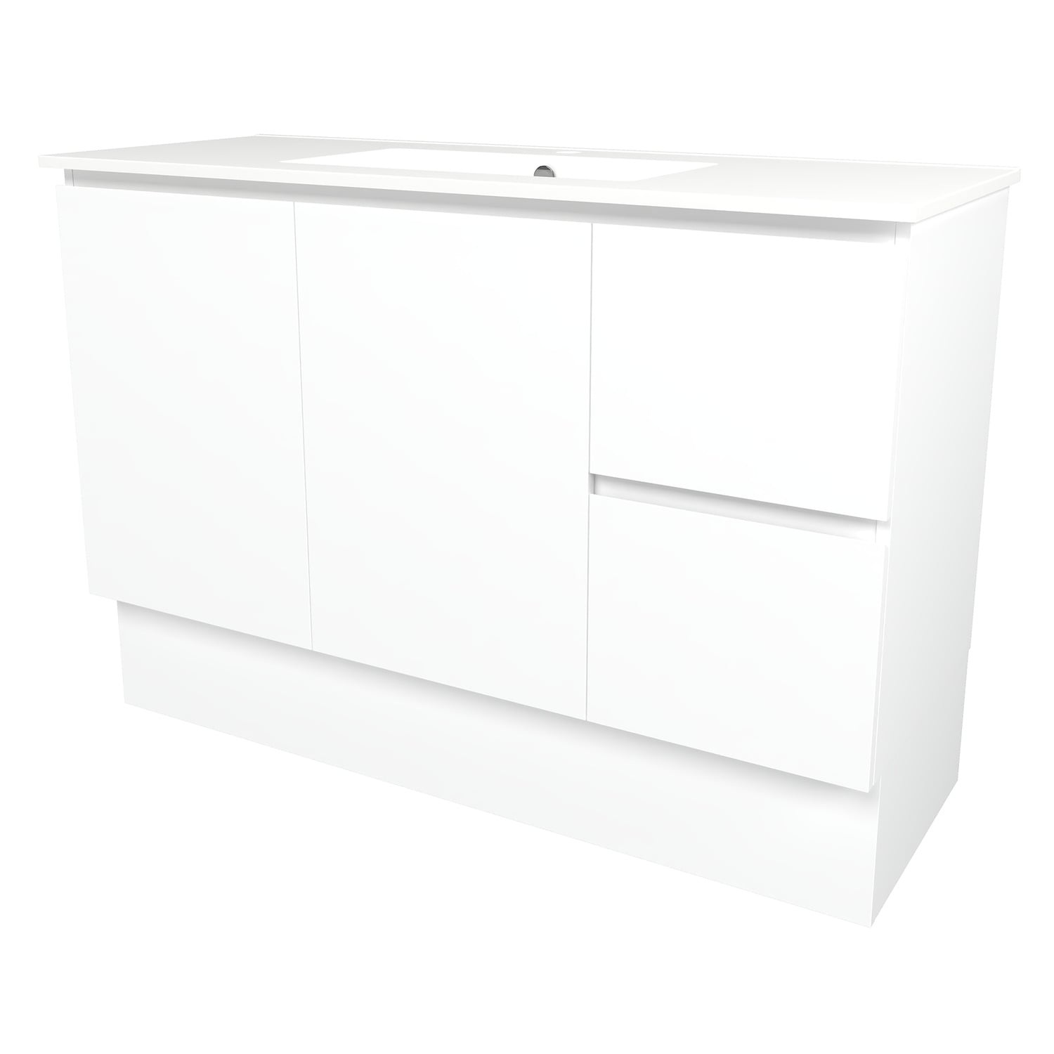 Elemental 1200mm Freestanding Single Vanity with Removable Kickboard