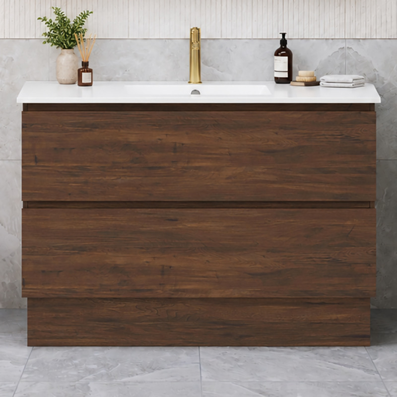 Elemental Plus 1200mm Freestanding Single Vanity with Removable Kickboard