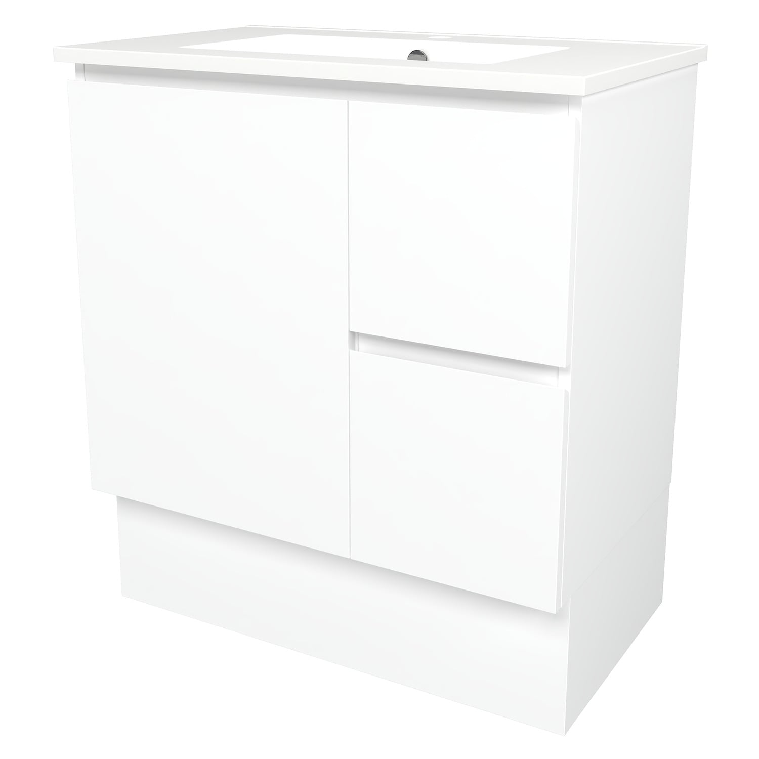 Elemental 750mm Freestanding Single Vanity with Removable Kickboard