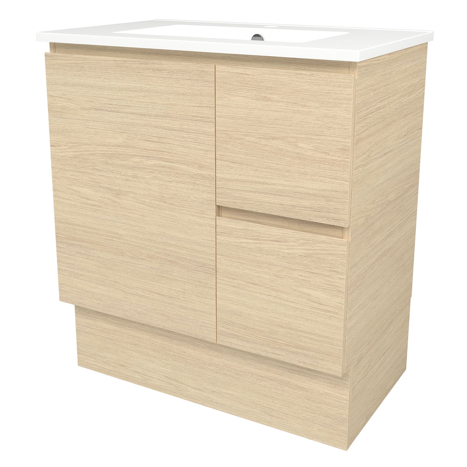 Elemental 750mm Freestanding Single Vanity with Removable Kickboard