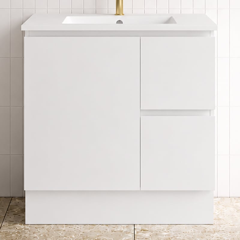 Elemental 750mm Freestanding Single Vanity with Removable Kickboard