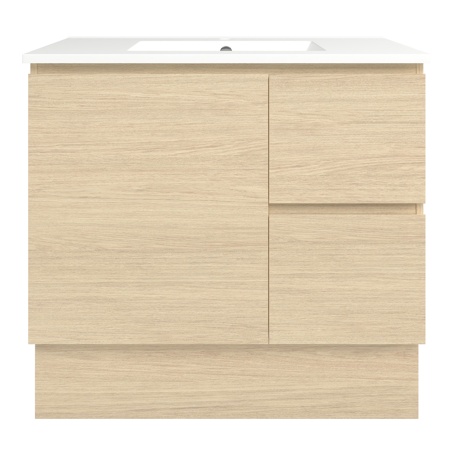Elemental 900mm Freestanding Single Vanity with Removable Kickboard