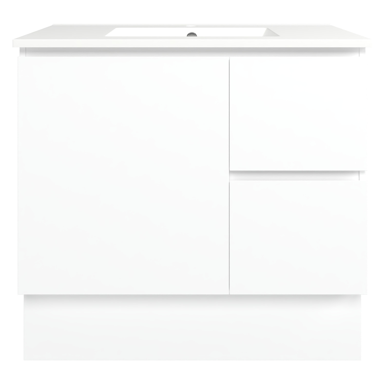 Elemental 900mm Freestanding Single Vanity with Removable Kickboard