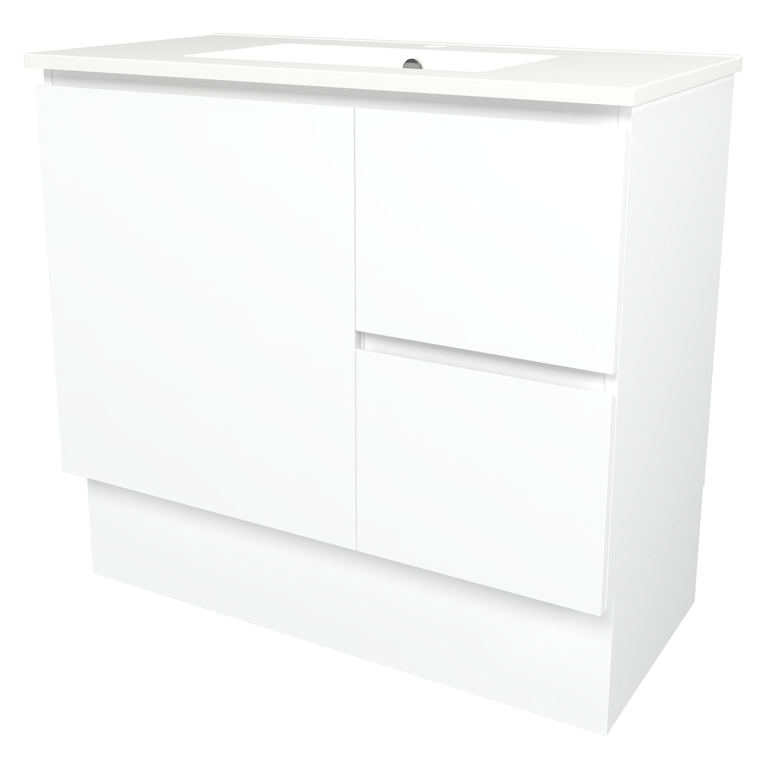 Elemental 900mm Freestanding Single Vanity with Removable Kickboard