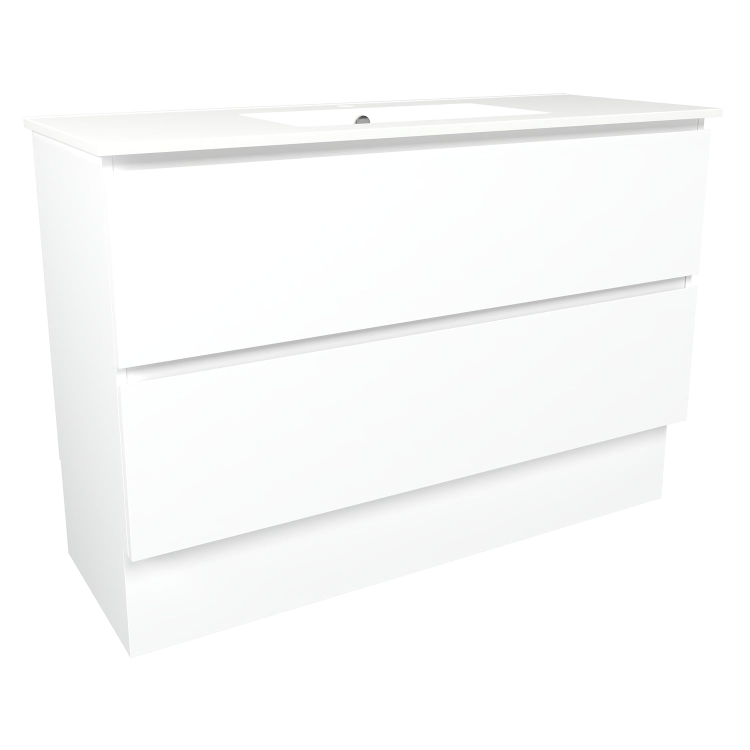 Elemental Plus 1200mm Freestanding Single Vanity with Removable Kickboard