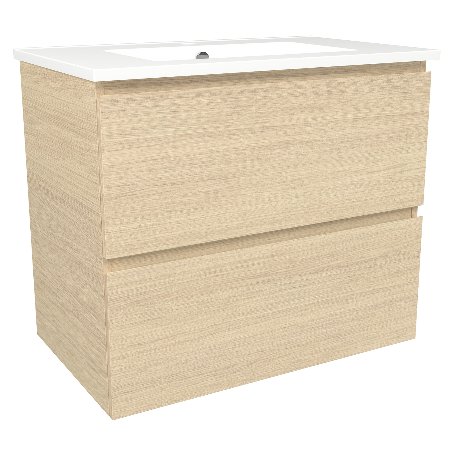 Elemental Plus 750mm Freestanding Single Vanity with Removable Kickboard