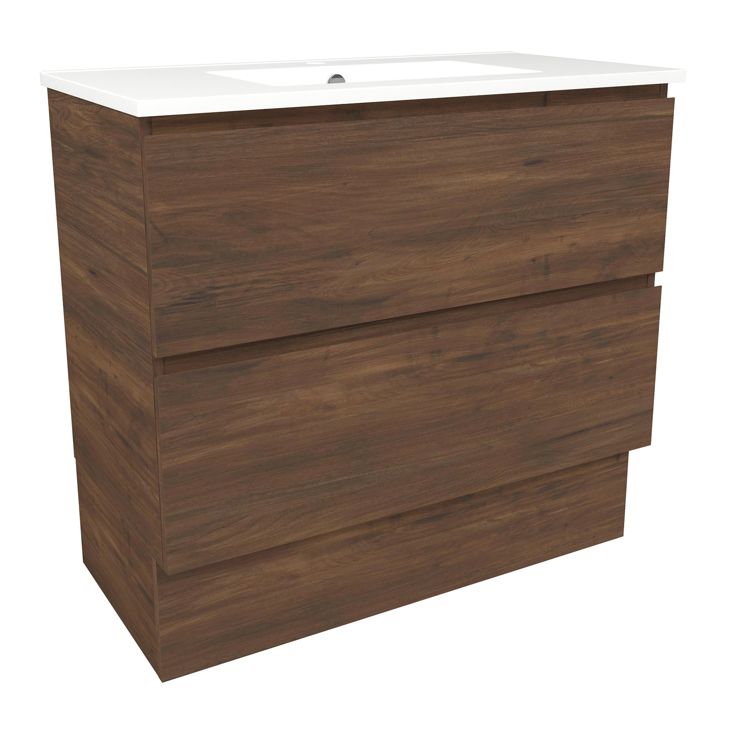 Elemental Plus 900mm Freestanding Single Vanity with Removable Kickboard