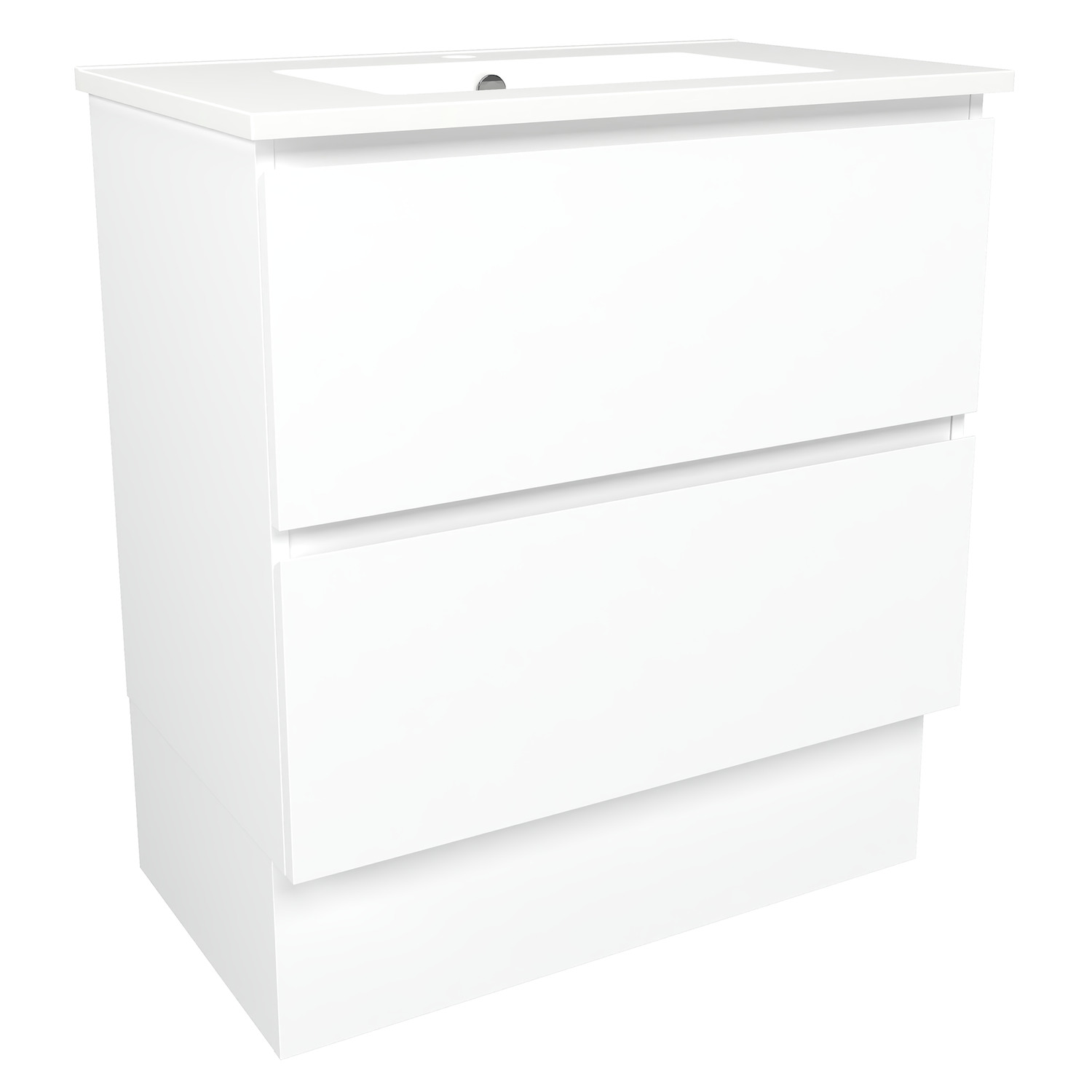 Elemental Plus 750mm Freestanding Single Vanity with Removable Kickboard