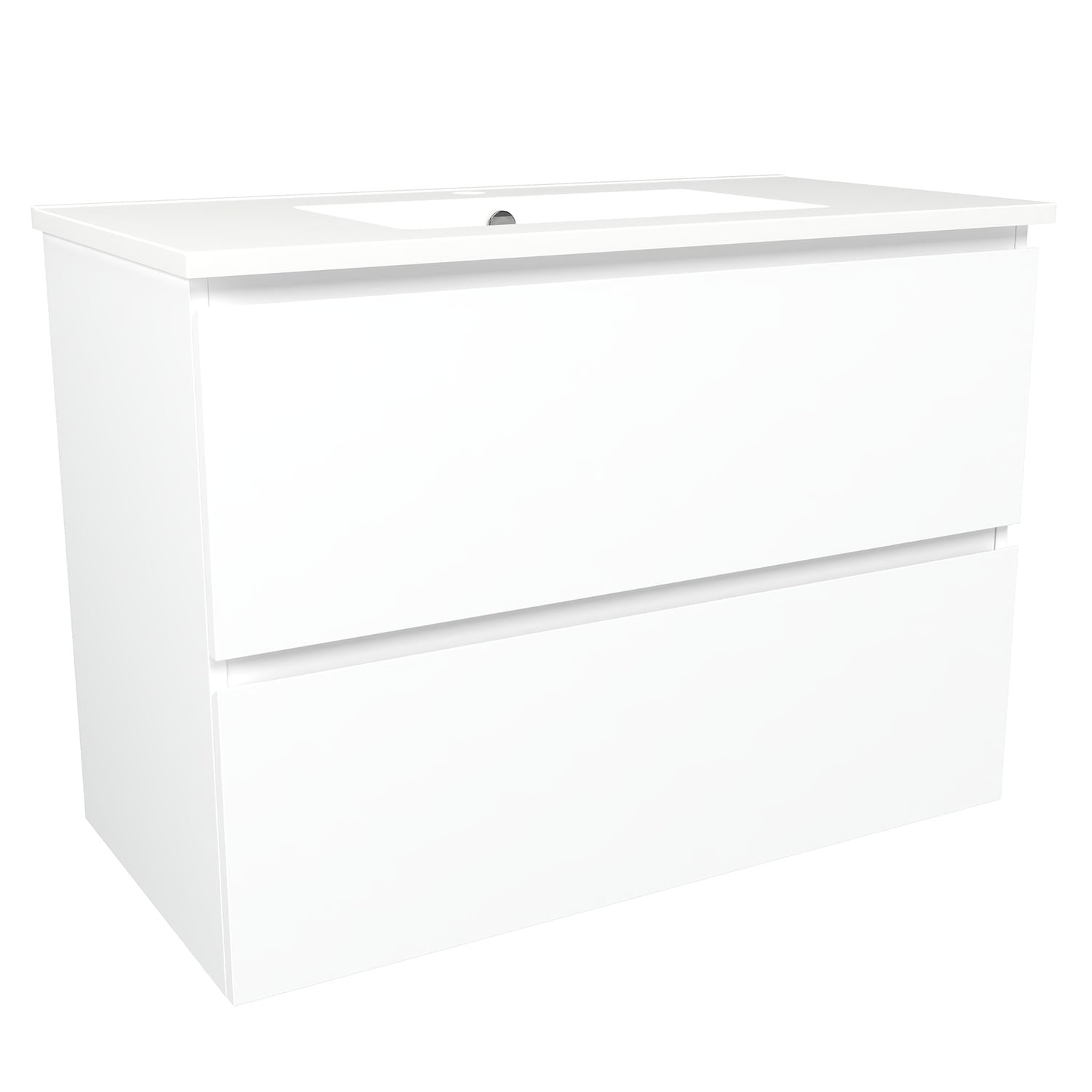 Elemental Plus 900mm Freestanding Single Vanity with Removable Kickboard