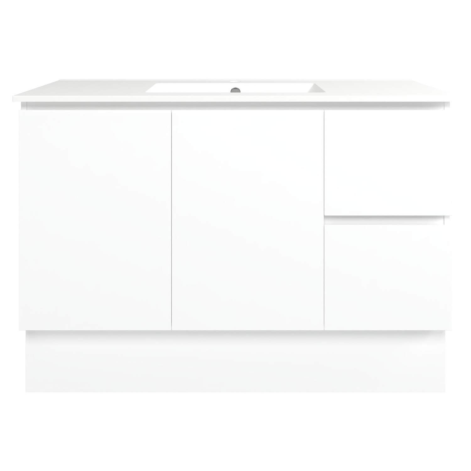 Elemental 1200mm Freestanding Single Vanity with Removable Kickboard