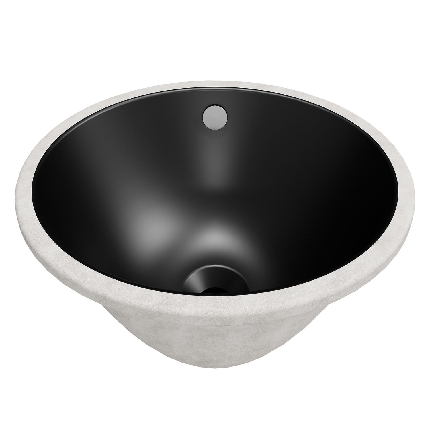 420mm Oval Ceramic Undermount Basin with Overflow