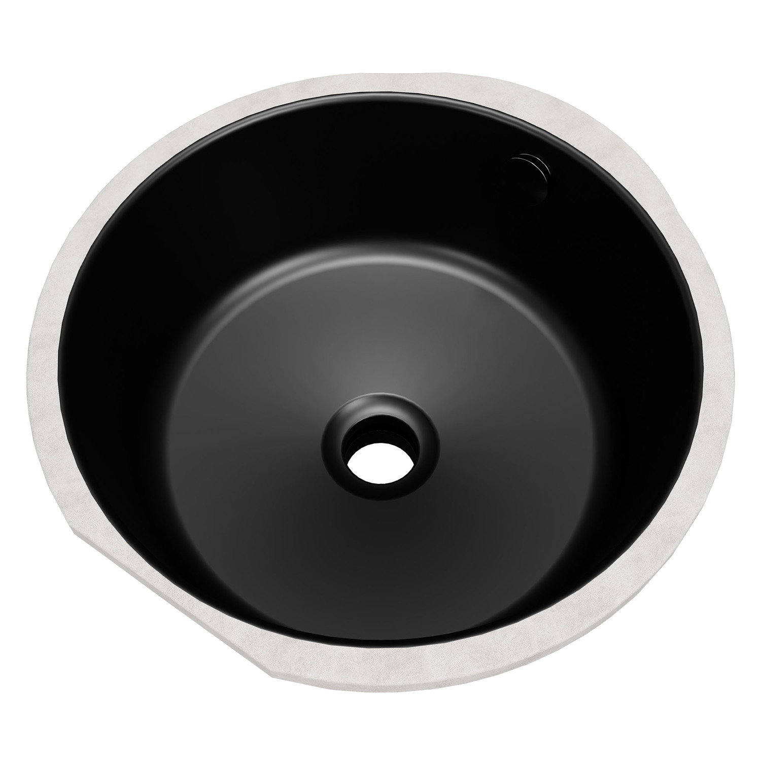 Tegan 350mm Round Ceramic Undermount Basin with Overflow