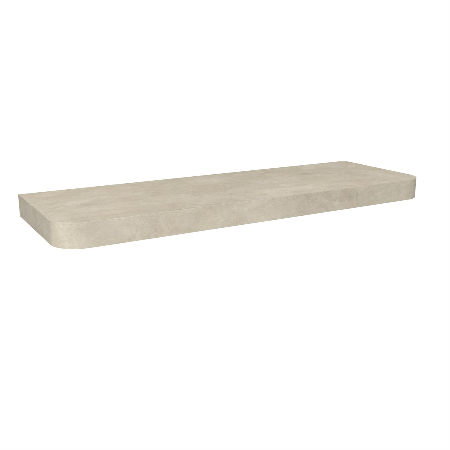 Splice Curved Bathroom Shelf
