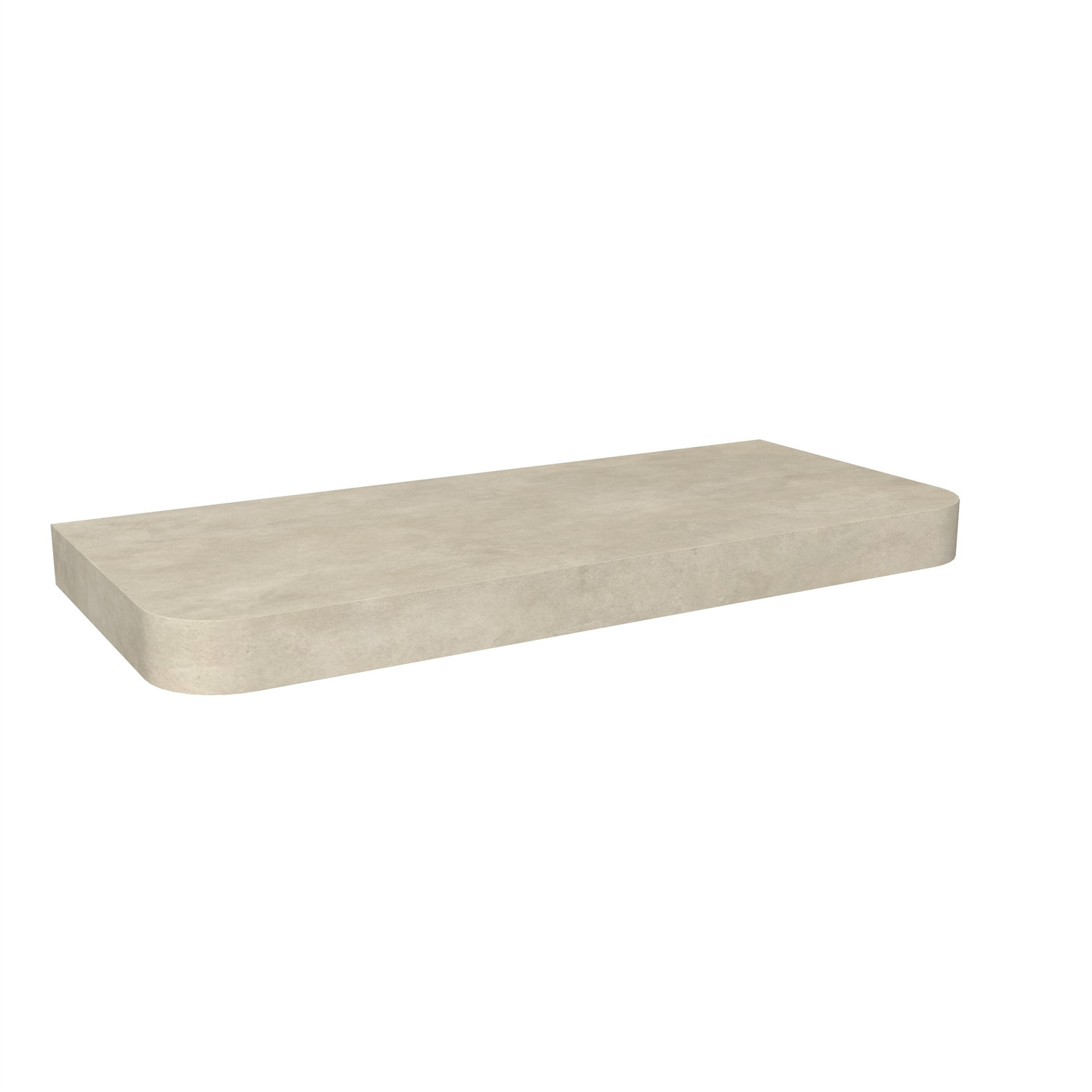 Splice Curved Bathroom Shelf