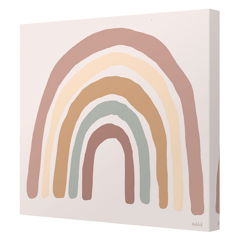 Rainbow Blush Printed Wall Art
