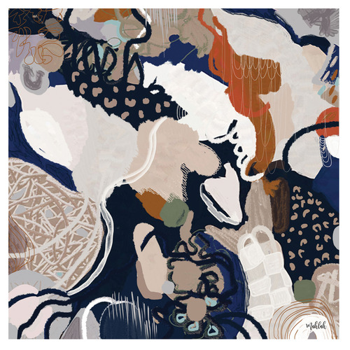 Norma Abstract Bunch Printed Wall Art
