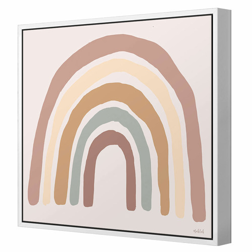 Rainbow Blush Printed Wall Art