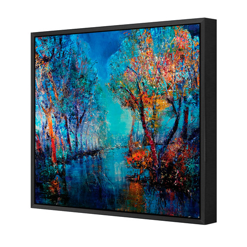 Trees by the River Printed Wall Art