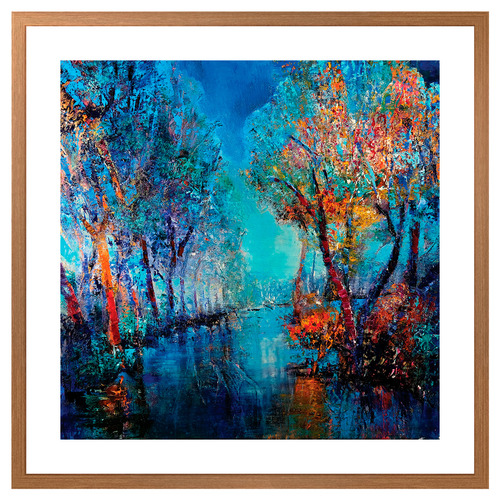 Trees by the River Printed Wall Art