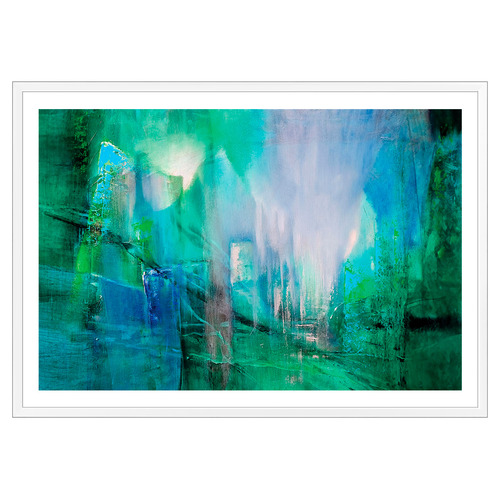 Keep up the Pace Green Printed Wall Art