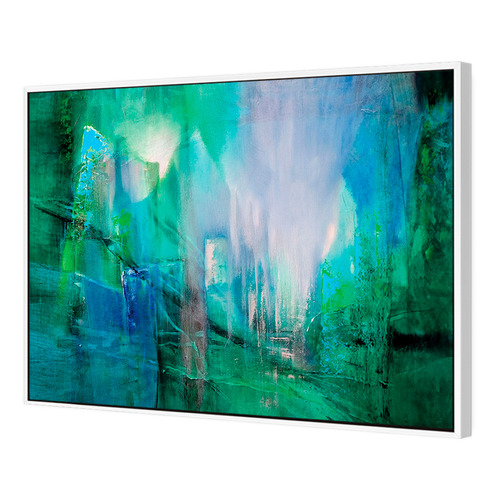 Keep up the Pace Green Printed Wall Art