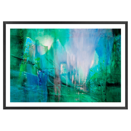 Keep up the Pace Green Printed Wall Art
