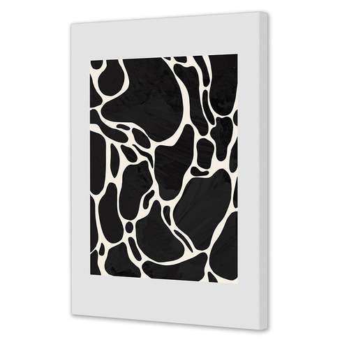 Grey Giraffe Printed Wall Art