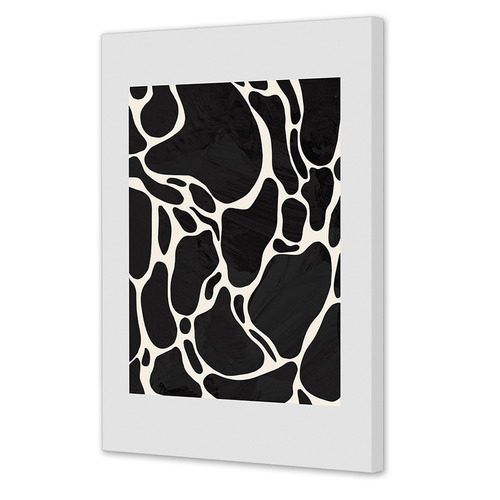 Grey Giraffe Printed Wall Art