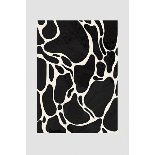 Grey Giraffe Printed Wall Art
