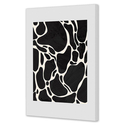 Grey Giraffe Printed Wall Art