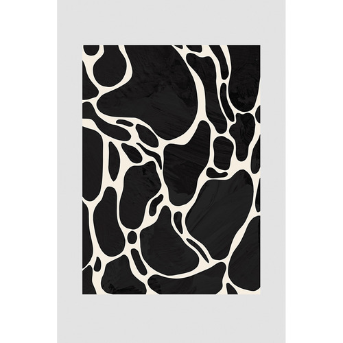 Grey Giraffe Printed Wall Art