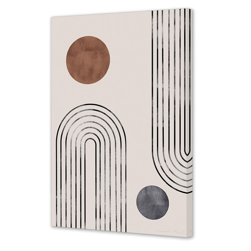 Arches & Buds Printed Wall Art
