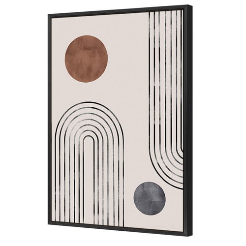 Arches & Buds Printed Wall Art