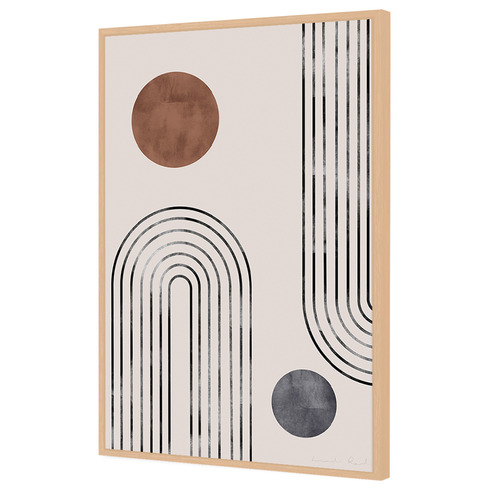 Arches & Buds Printed Wall Art
