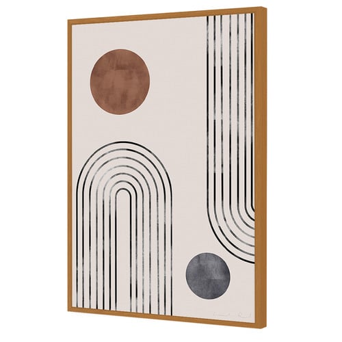 Arches & Buds Printed Wall Art